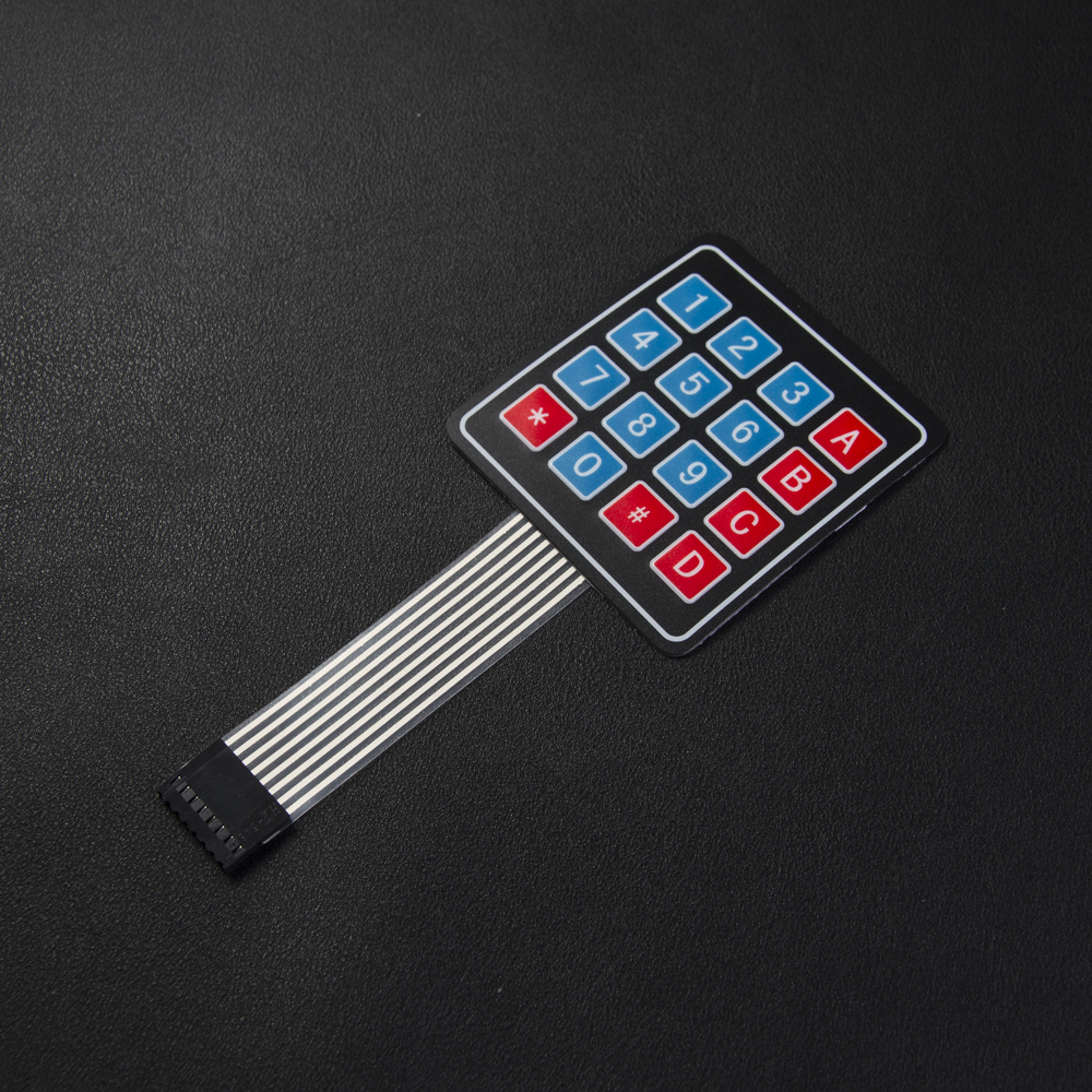 4*4 matrix membrane keypad