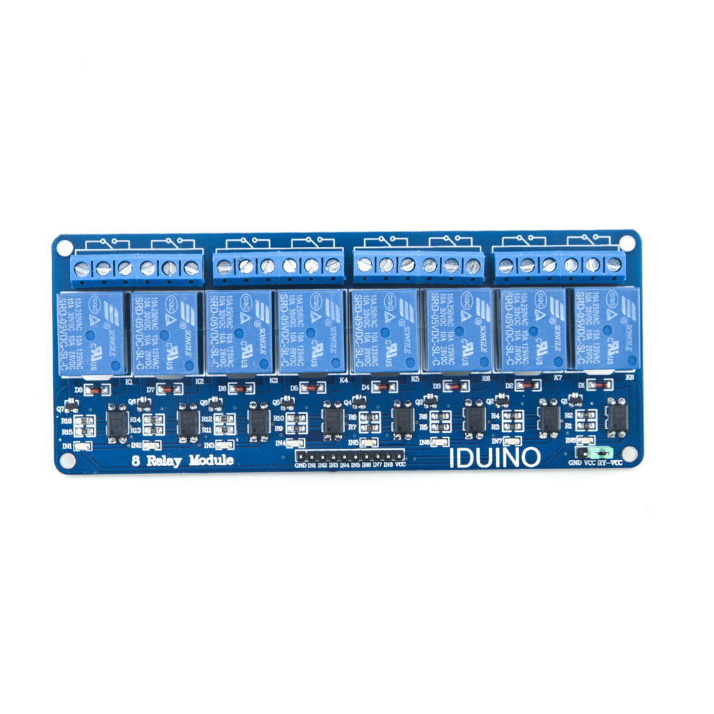 8 Channel 5V&12V Relay Module for Arduino PIC AVR MCU DSP ARM Electronic