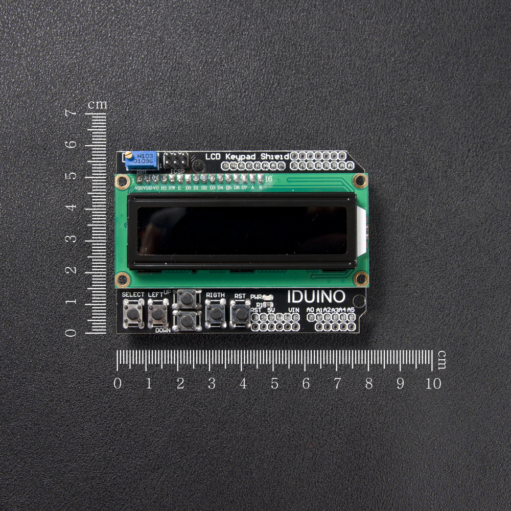  1602LCD Keypad Shield For Arduino LCD Display ATMEGA2560 For Raspberry Pi UNO Blue Screen Blacklight Module